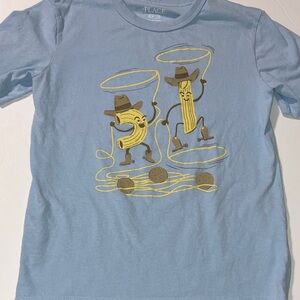 The Children's Place Light Blue Cowboy Macaroni Graphic Tee